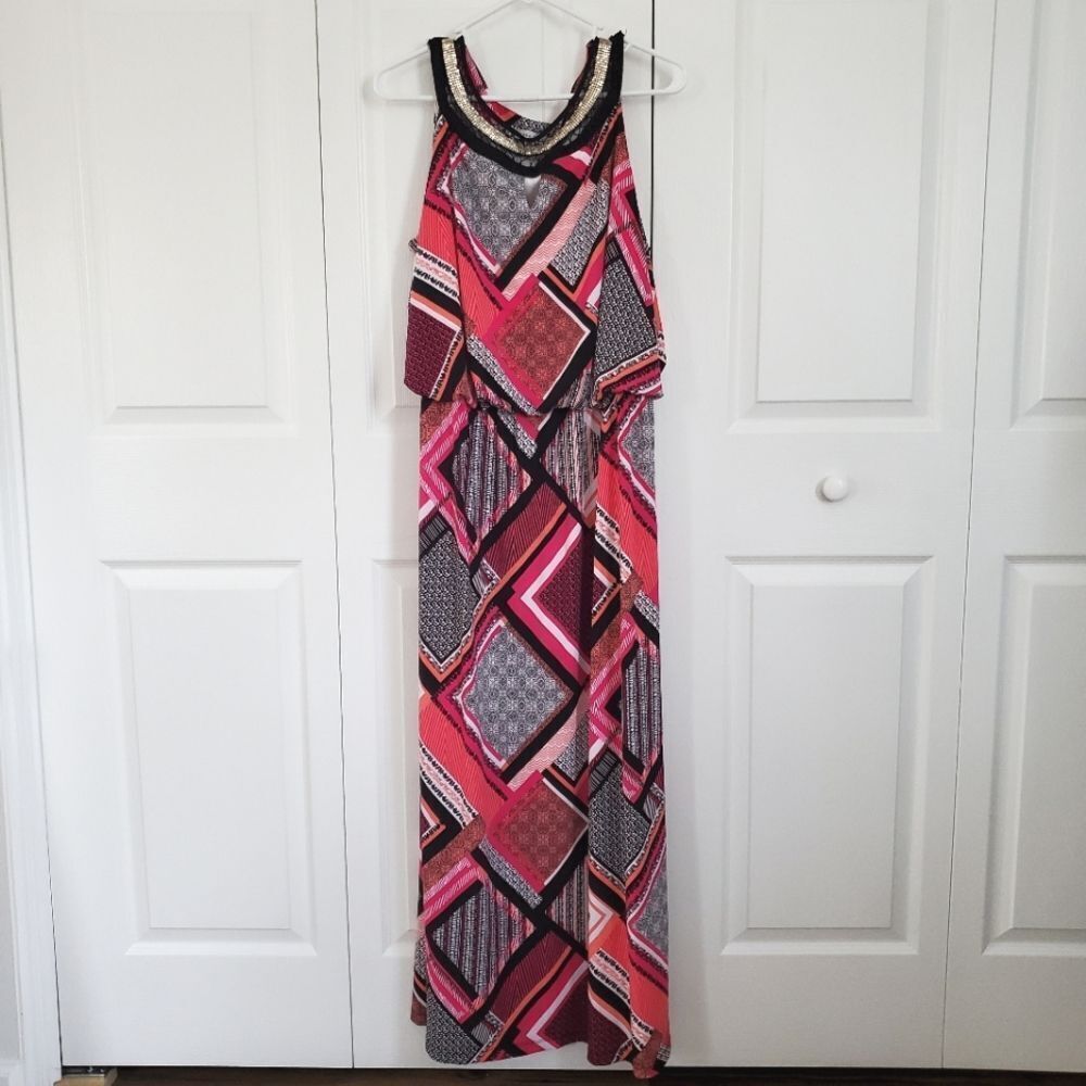 Sandra Darren Maxi Dress Size 14W